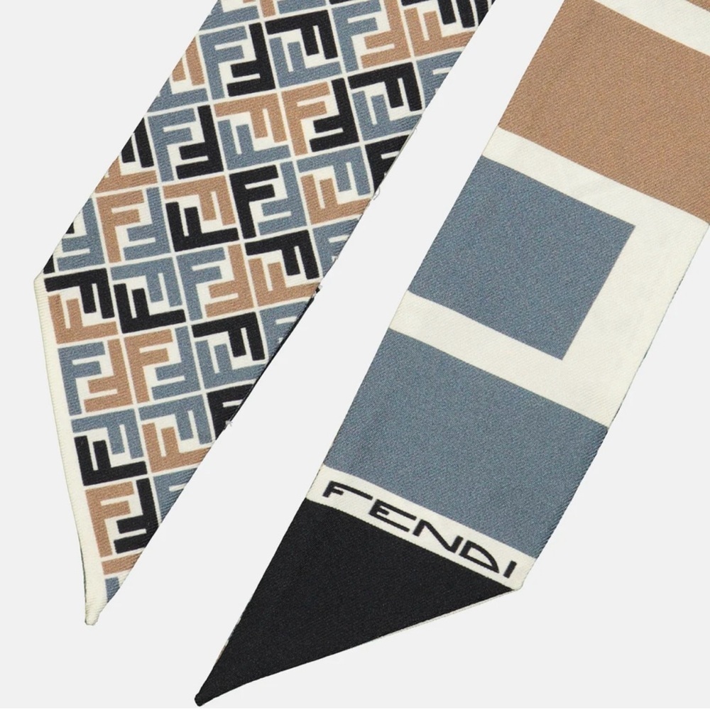 Fendi FF Silk Twilly - Picture 2 of 7